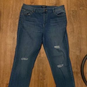 D.jeans skinny blue jeans. Size 16